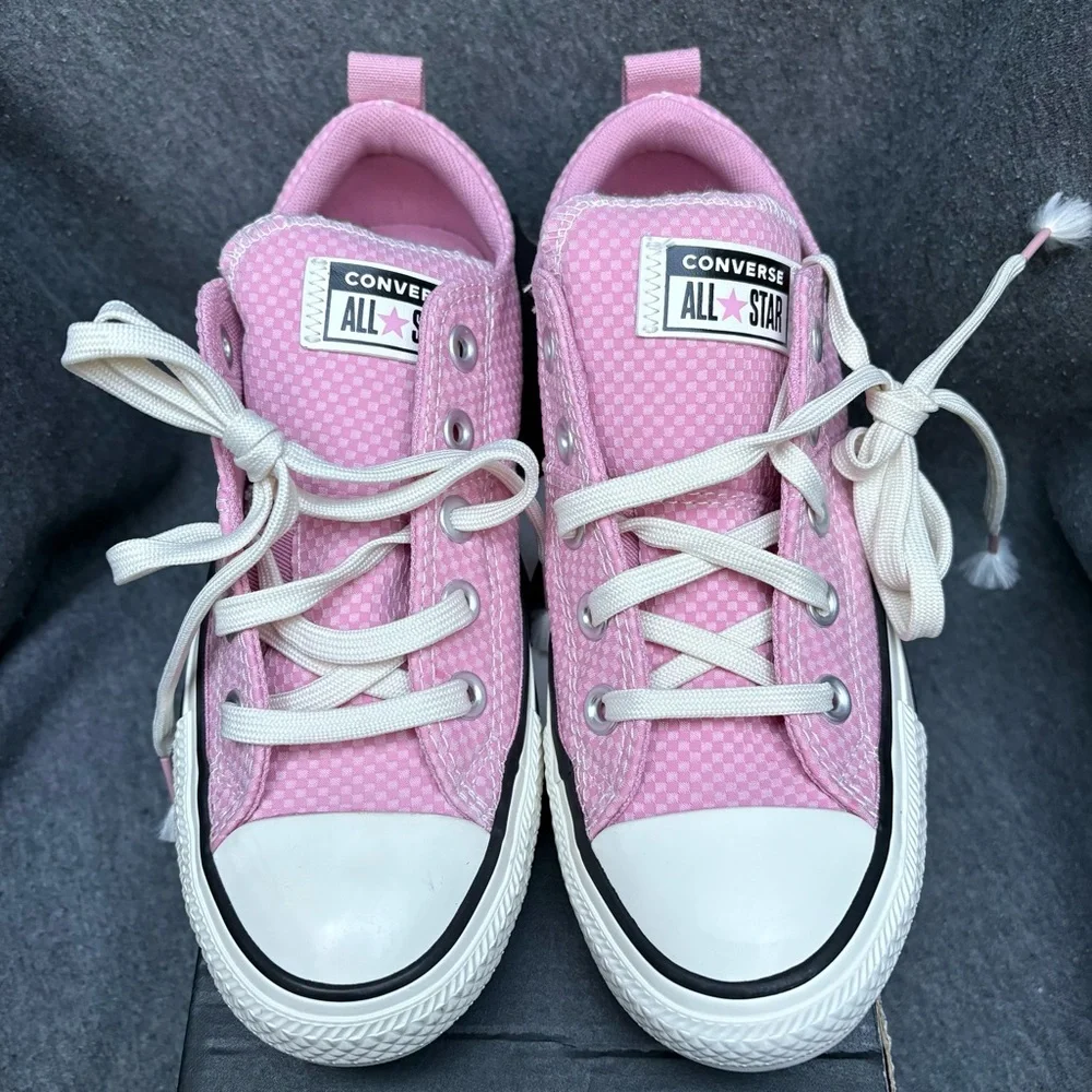 Converse Chuck Taylor All Star Madison Women's Sneakers Size 6 Pink Checkered - Picture 3 of 6